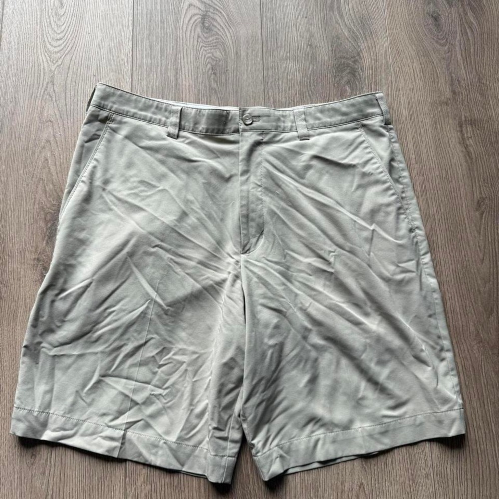 Cutter Buck CB DryTec Shorts 38 Khaki Golf Performance Shorts